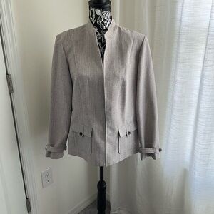 Perceptions Classic Gray Suit Jacket